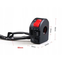 Quad motor switch, turn signals, ignition lights