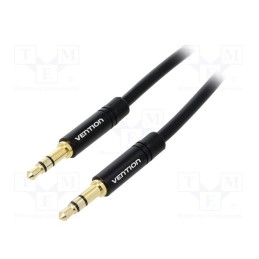 1 pcs x VENTION - BAKBF - Cable, Jack 3.5mm 3pin plug,both sides, 1m, Plating: gold-plated