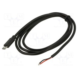 1 pcs x AKYGA - AK-SC-39 - Cable, service, wires,USB B micro plug, 1m, black, 10W, 2A, 5V