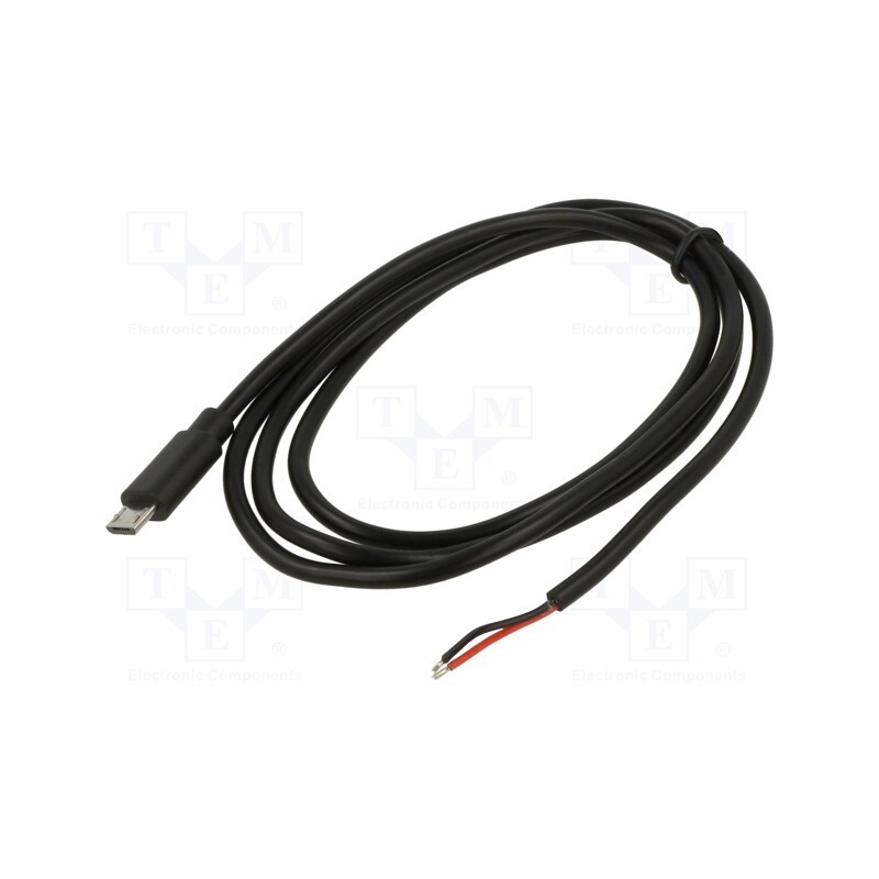 1 pcs x AKYGA - AK-SC-39 - Cable, service, wires,USB B micro plug, 1m, black, 10W, 2A, 5V