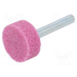 1 pcs x PG PROFESSIONAL - MD.007 - Grindingstone, Ø: 25mm, Ø: 6mm, Tip mat: aluminium oxide