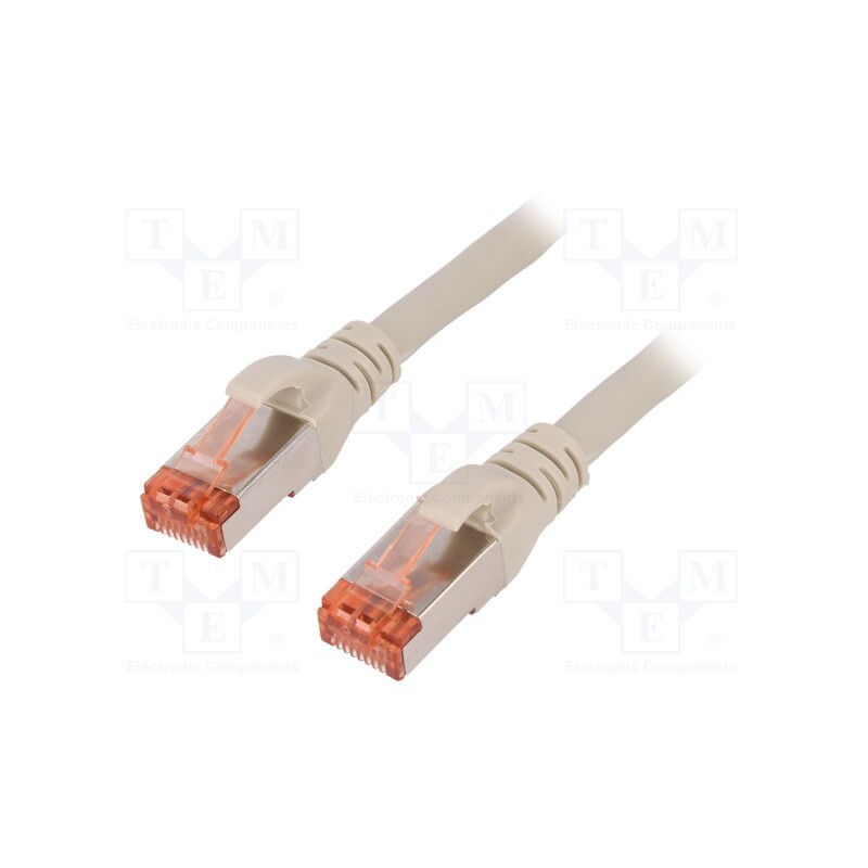 1 pcs x DIGITUS - DK-1644-050 - Patch cord, S/FTP, 6, stranded, Cu, LSZH, grey, 5m, 27AWG