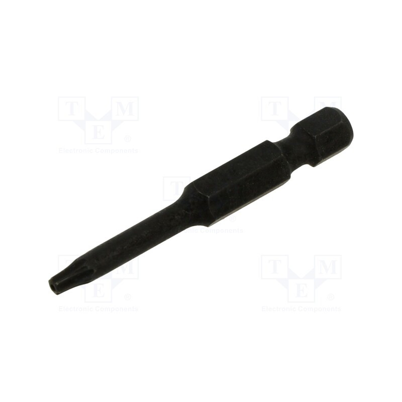 1 pcs x KING TONY - 715010U - Screwdriver bit, Torx® with protection, T10H, Overall len: 50mm