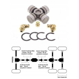 Shaft crosshead Kawasaki Mule 2510 620 KLF 300 Bayou