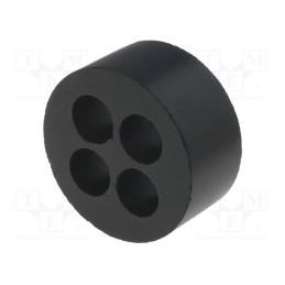 1 pcs x LAPP - 53332470 - Insert for gland, 7mm, M32, IP54, NBR rubber, Holes no: 4