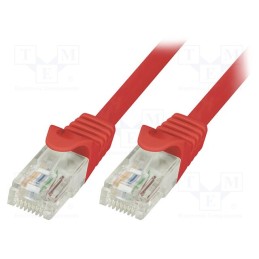 1 pcs x LOGILINK - CP2074U - Patch cord, U/UTP, 6, stranded, CCA, PVC, red, 5m, 24AWG