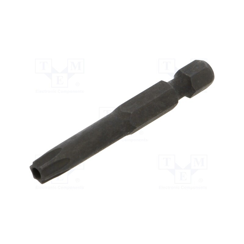 1 pcs x KING TONY - 715030U - Screwdriver bit, Torx® with protection, T30H, Overall len: 50mm