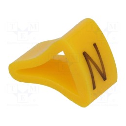 1 pcg x KURANT - MZ-2/N - Markers, Marking: N, 3÷6.5mm, H: 9mm, A: 7mm, -30÷100°C, leaded, L: 5mm