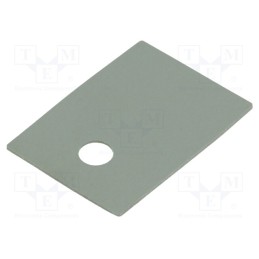 2 pcs x FISCHER ELEKTRONIK - WS 220 - Heat transfer pad: silicone, TO220, 0.4K/W, L: 18mm, W: 13mm, 10kV