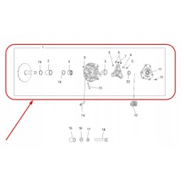 1322953 complete variator clutch