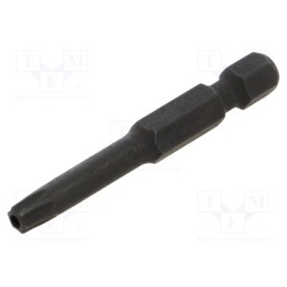 1 pcs x KING TONY - 715025U - Screwdriver bit, Torx® with protection, T25H, Overall len: 50mm