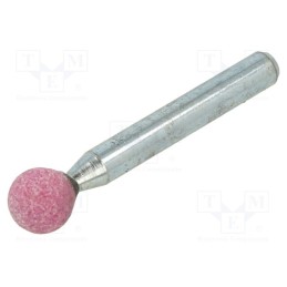 1 pcs x PG PROFESSIONAL - ME.005 - Grindingstone, Ø: 10mm, Ø: 6mm, Tip mat: aluminium oxide