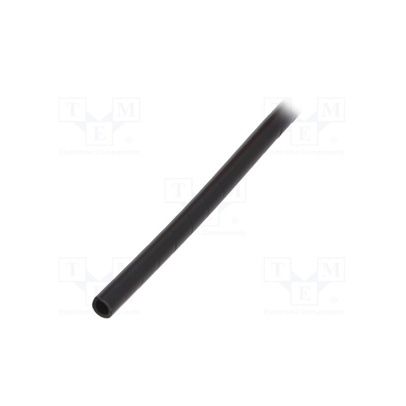 1 pcg x HELLERMANNTYTON - 161-41104 - Spiral wrapping, ØBundle : 5÷20mm, polyetylene, black, L: 5m