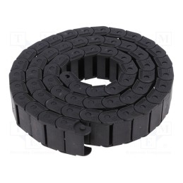 1 pcs x BREVETTI - SR20025030 - Cable chain, LIGHT, Bend.rad: 30mm, L: 1003mm, non-openable frames