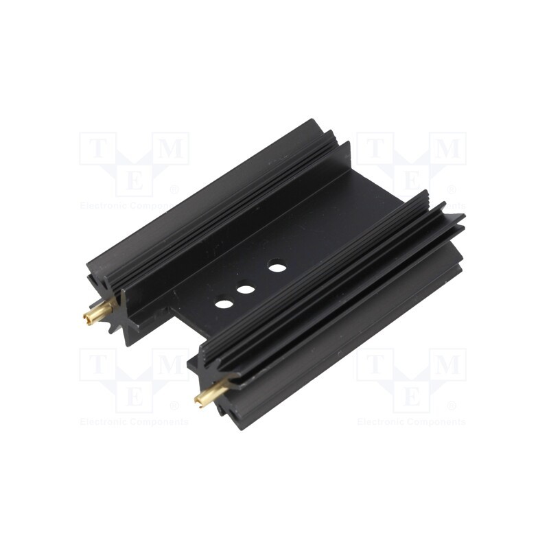 1 pcs x FISCHER ELEKTRONIK - SK104-51STS - Heatsink: extruded, SOT32,TO220,TO3P, black, L: 50.8mm, 9K/W
