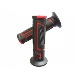 Rubber shifters, black and red koso steering wheel grips