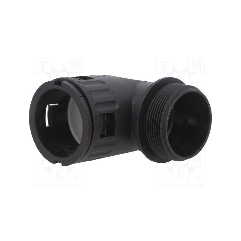 1 pcs x LAPP - 55501215 - 90° angled connector, Thread: metric,outside, polyamide 6, black