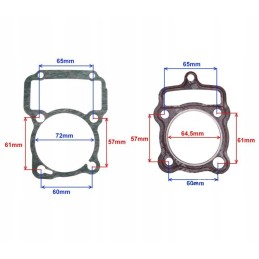 Kinroad bashan quad atv 200 4t cylinder seals