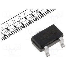 3 pcs x MICROCHIP TECHNOLOGY - MCP1703T-1202E/CB - IC: voltage regulator, LDO,linear,fixed, 1.2V, 0.2A, SOT23A, SMD