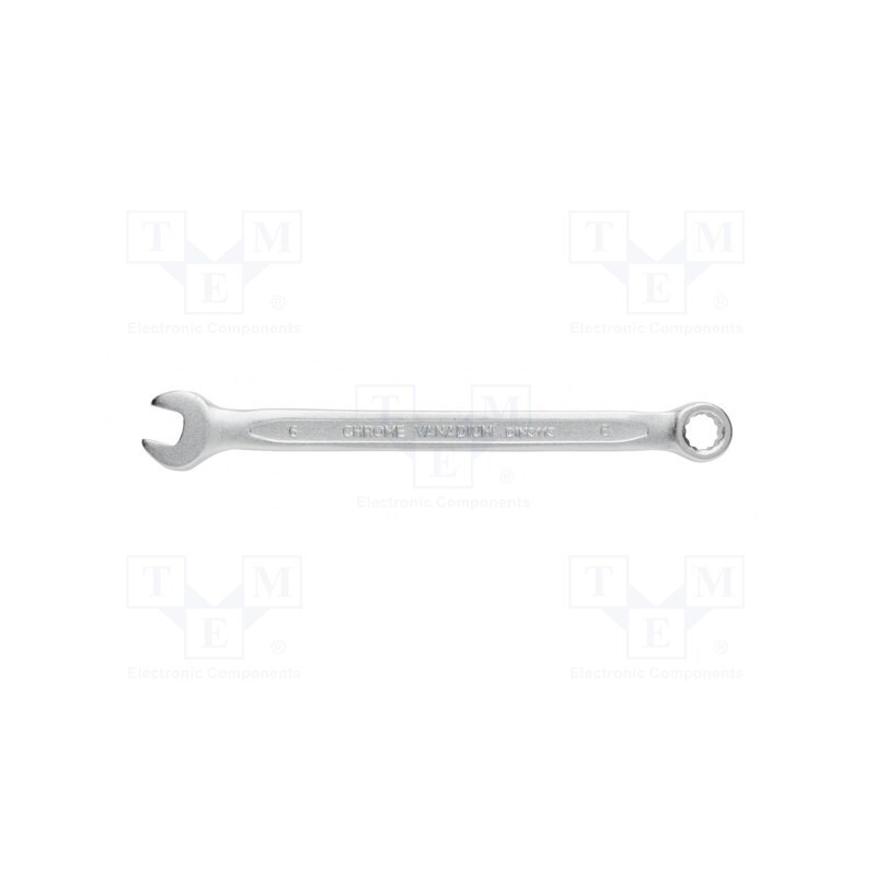 1 pcs x Hu00d6GERT TECHNIK - HT1W406 - Wrench, combination spanner, 6mm, Chrom-vanadium steel