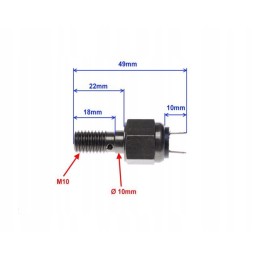 Pressure brake sensor for quad atv cross