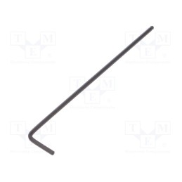 1 pcs x WIHA - 3868 - Wrench, hex key,spherical, HEX 2mm, Overall len: 101mm