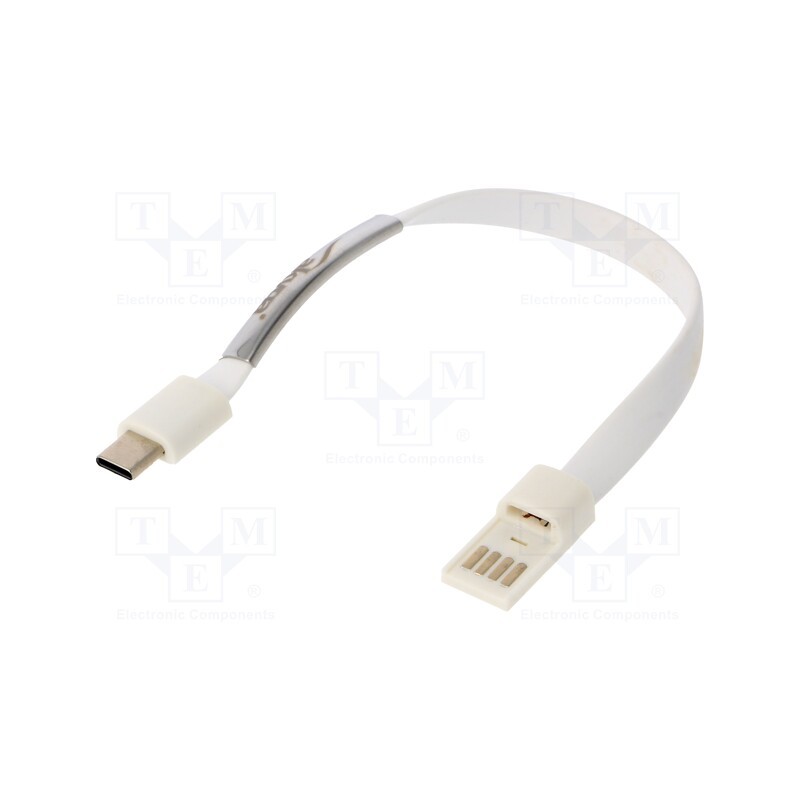 1 pcs x AKYGA - AK-AD-47 - Cable, USB 3.0, USB A plug,USB C plug, nickel plated, 0.23m