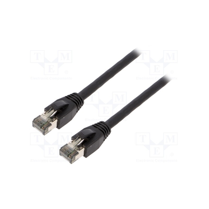 1 pcs x LOGILINK - CQ8073S - Patch cord, S/FTP, Cat 8.1, stranded, Cu, LSZH, black, 5m, 26AWG