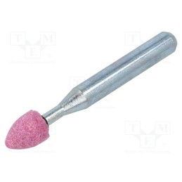 1 pcs x PG PROFESSIONAL - ML.003 - Grindingstone, Ø: 8mm, Ø: 6mm, Tip mat: aluminium oxide