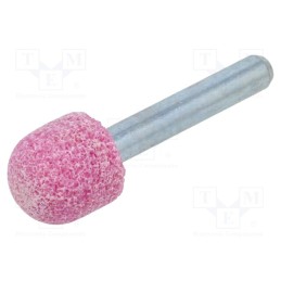 1 pcs x PG PROFESSIONAL - MI.004 - Grindingstone, Ø: 15mm, Ø: 6mm, Tip mat: aluminium oxide