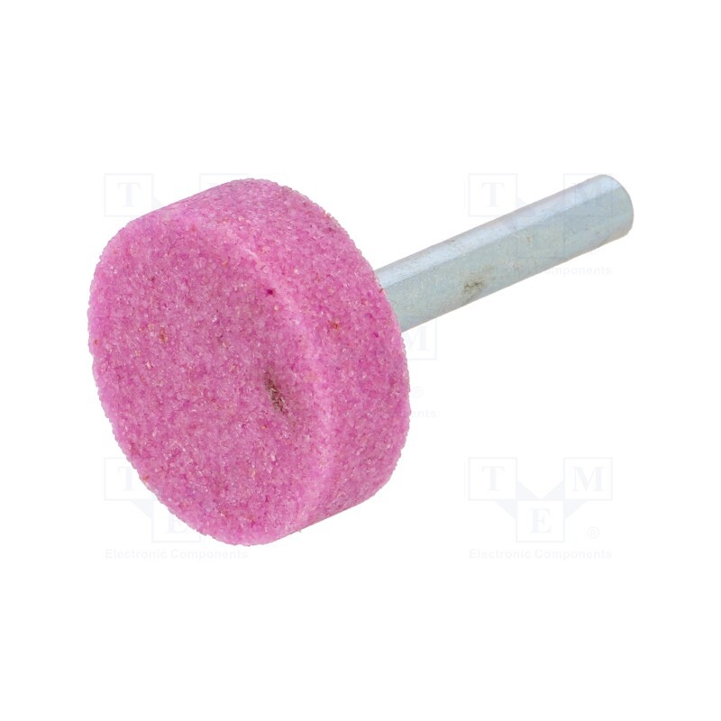 1 pcs x PG PROFESSIONAL - MD.009 - Grindingstone, Ø: 30mm, Ø: 6mm, Tip mat: aluminium oxide
