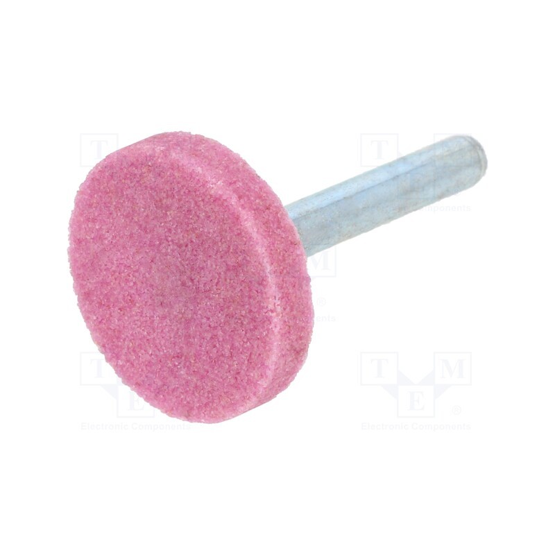 1 pcs x PG PROFESSIONAL - MD.008 - Grindingstone, Ø: 30mm, Ø: 6mm, Tip mat: aluminium oxide