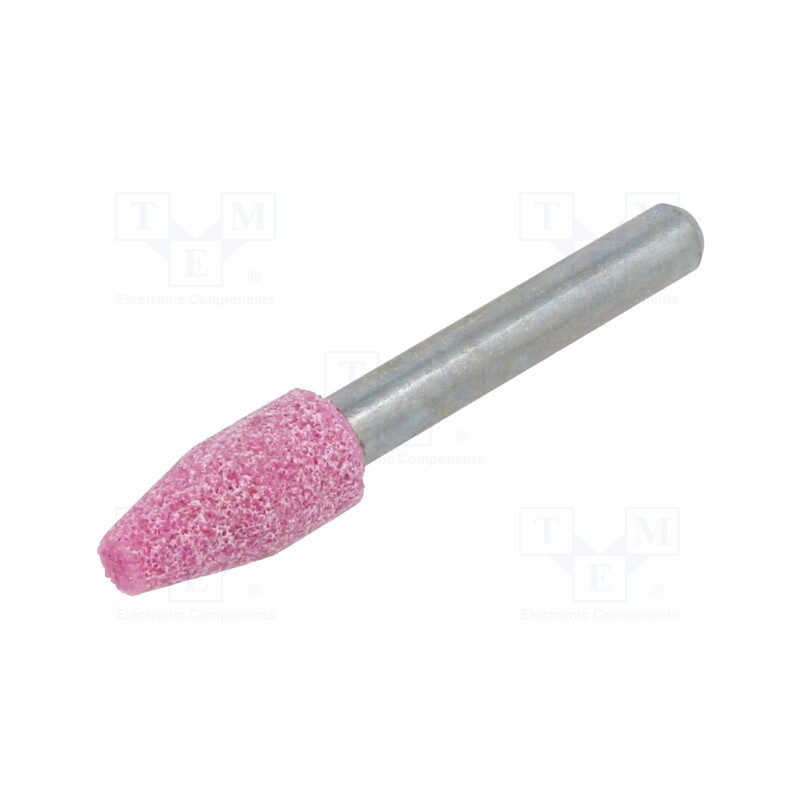 1 pcs x PG PROFESSIONAL - MC.006 - Grindingstone, Ø: 10mm, Ø: 6mm, Tip mat: aluminium oxide