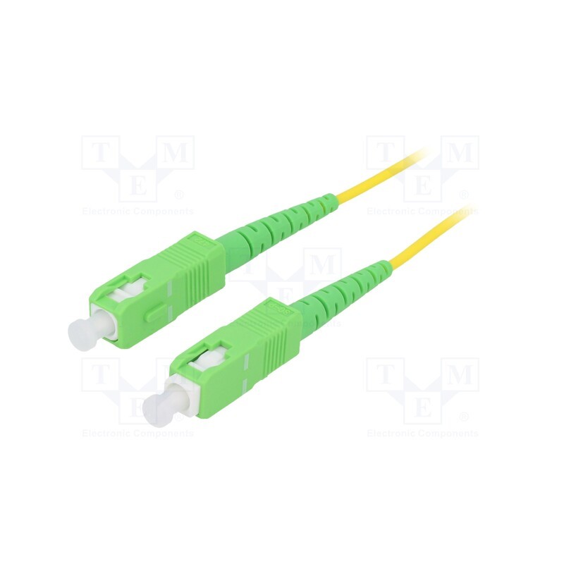 1 pcs x LOGILINK - FPSSC02 - Fiber patch cord, OS2, SC/APC,both sides, 2m, LSZH, yellow