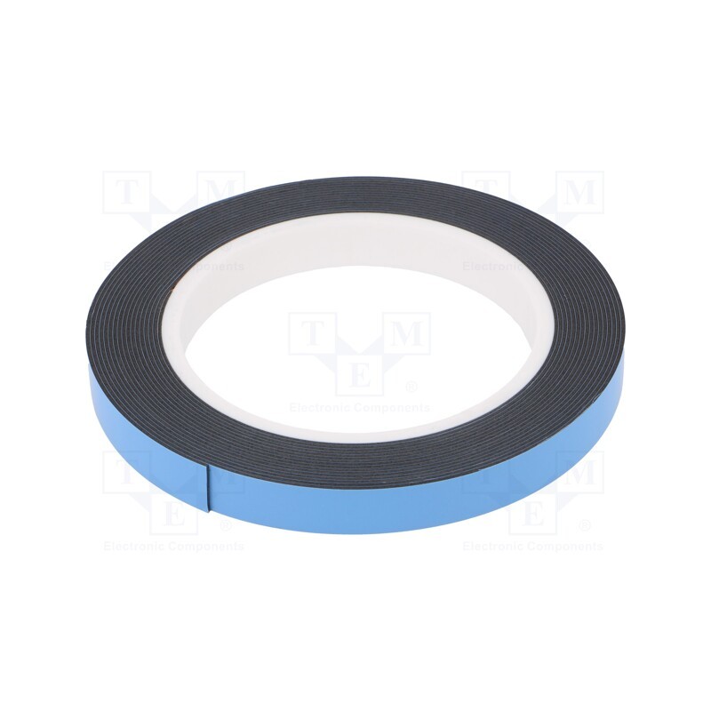 1 rol x - 4234 PIANKOWA 0,8 MM 12MM-5M - Tape: fixing, W: 12mm, L: 5m, Thk: 0.8mm, two-sided adhesive, acrylic