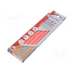 1 pcg x MEGATEC - BN1021C UN ROZ - Hot melt glue, Ø: 11mm, pink, L: 200mm, Bonding: 15÷20s, 5pcs.