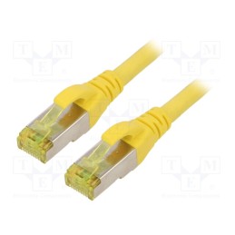 1 pcs x DIGITUS - DK-1644-A-020/Y - Patch cord, S/FTP, 6a, stranded, Cu, LSZH, yellow, 2m, 26AWG