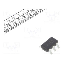 3 pcs x STMicroelectronics - TS1851ILT - IC: operational amplifier, 530kHz, Ch: 1, SOT23-5, 1.8÷6VDC