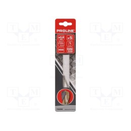1 set x PROLINE - 79008K - Drill bit, for metal, Ø: 0.8mm, 5pcs, Features: grind blade
