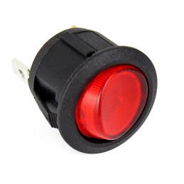 Universal switch red 20a LED