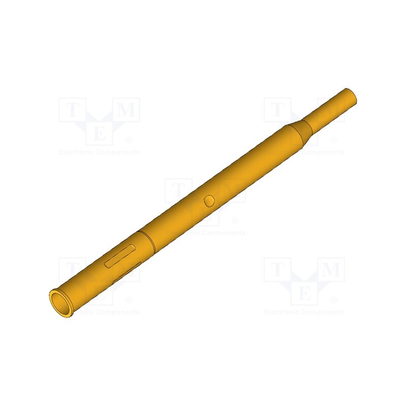 1 pcs x INGUN - KS-112 35 - Test probe socket, Contact plating: gold-plated, KS-112, 28mm