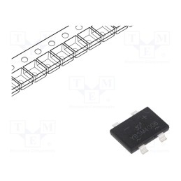 3 pcs x YANGJIE TECHNOLOGY - YBSM4006 - Bridge rectifier: single-phase, 600V, If: 4A, Ifsm: 120A, YBS3, SMT