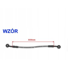 Brake hose 640 mm quad atv 150 200 250 bashan