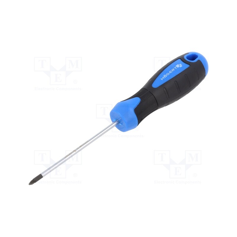 1 pcs x Hu00d6GERT TECHNIK - HT1S040 - Screwdriver, Pozidriv®, PZ0, 75mm