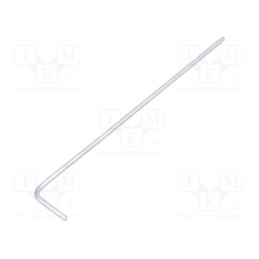 1 pcs x KING TONY - 112015MR - Wrench, hex key,spherical, HEX 1,5mm, tool steel, long, 91.5mm