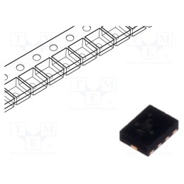 1 pcs x TEXAS INSTRUMENTS - TS5A23159RSER - IC: analog switch, demultiplexer,multiplexer, SPDT, Ch: 2, UQFN10