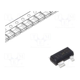 5 pcs x NEXPERIA - BCV61C,215 - Transistor: NPN x2, bipolar, 30V, 0.1A, 250mW, SOT143B, common base