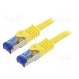 1 pcs x LOGILINK - C6A037S - Patch cord, S/FTP, 6a, stranded, Cu, LSZH, yellow, 1m, 26AWG