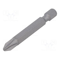1 pcs x BETA - 862PH/2 - Screwdriver bit, Phillips, PH2, Overall len: 50mm