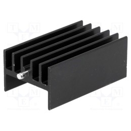 1 pcs x STONECOLD - HS-123-40 - Heatsink: extruded, H, TO220, black, L: 40mm, W: 23.3mm, H: 16.5mm